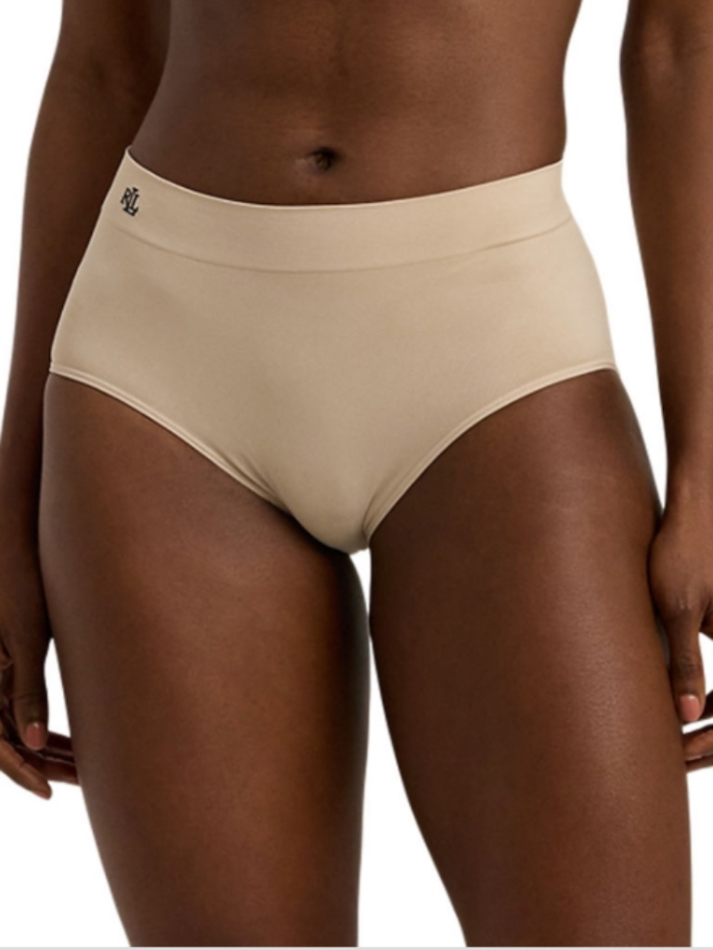 Lauren Ralph Lauren Womens Seamless Stretch Jerse Light Truffle M